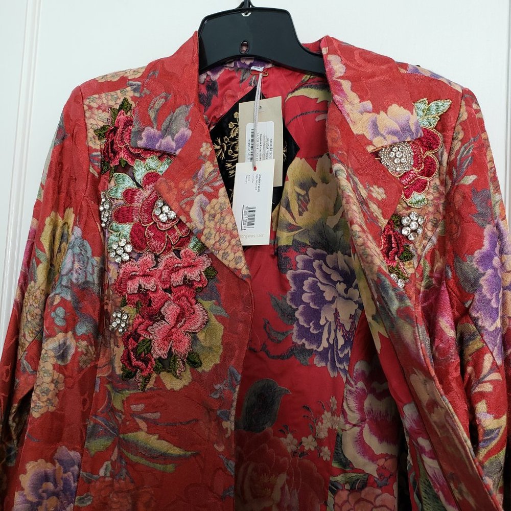 NWT JOHNNY WAS LA VIE FLEUR COAT. - Picture 5 of 17